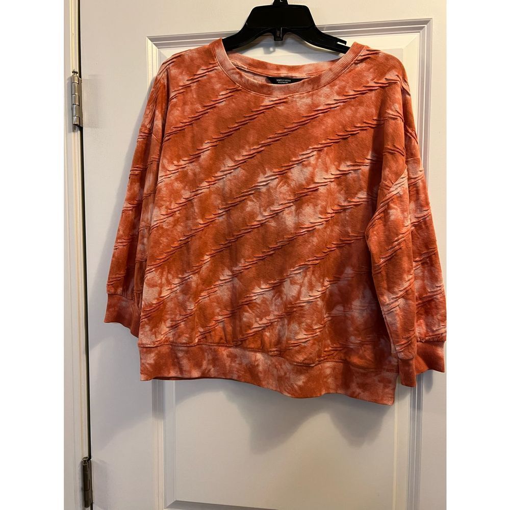 Women’s tie dye ombré crewneck size large